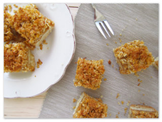 Honey Oaty Caramel Square